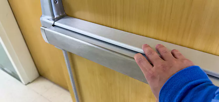Installing a Push Bar on a Door North Olmsted